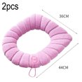 thumbnail image 2 of 2 piezas de cubierta de inodoro, almohadillas para asiento de inodoro con asa, cubierta de asiento de inodoro suave más gruesa para baño, lavable, 2 of 6
