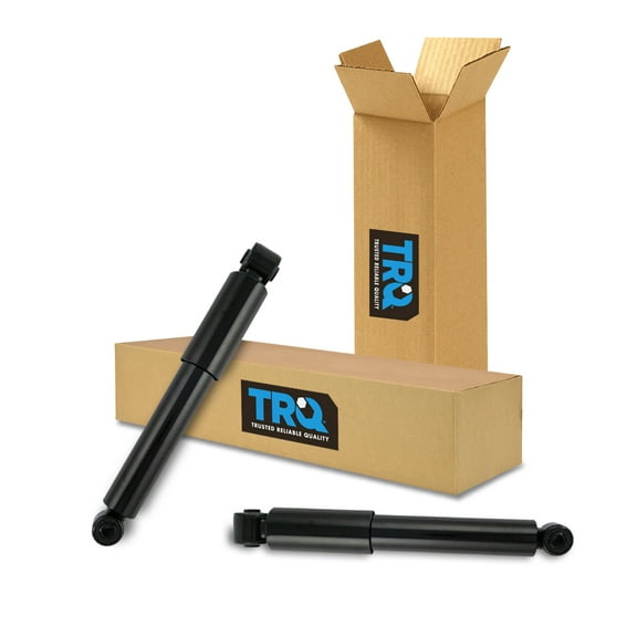 TRQ Rear Suspension Shock Absorber LH Driver RH Passenger Pair for Accent Forte SBA82542 Fits select: 2012-2017 HYUNDAI ACCENT, 2010-2013 KIA FORTE