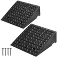 thumbnail image 1 of KFFKFF Driveway Curb Ramp, 7000 lbs Load Capacity, 7 Inches Rise Height Heavy Duty Curbside Bridge Ramp with Drainage Tank, 1 of 9
