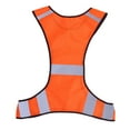 thumbnail image 4 of FOMIYES Orange Reflective Safety Vest with Breathable Mesh for Running Cycling and Outdoor Use, 4 of 7