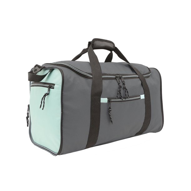 Protege 20" Collapsible Sport and Travel Duffel Bag, Gray