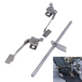 thumbnail image 1 of Double Guide Stitch Ruler, Easy Setup Stainless Steel Smoothly Portable Sturdy Lockstitch Double Guide Stitch Ruler  for Sewing Machine, 1 of 7