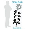 thumbnail image 2 of Sunflower Hopscotch School Activity Vinyl Sticker Sensory Path Floor Decal Teaches Counting Glossy Brilliant Blue, Orange, and Charcoal Gray, 2 of 3