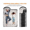 thumbnail image 2 of Sleeping Bag Acampar Bolsa De Dormir Empalmable 1.8kg Cremallera Lado Derecho, 2 of 3