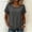 Dark Gray, variant on Crew Neck Women'S Tops, Tees & Blouses Pink Short Sleeve Tops Refreshing Solid Blouses & Tops Women'S Shirts