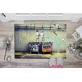 thumbnail image 5 of Salon Rugs, Banksy Life is Short Rugs, Banksy Peeing Boys Rugs, Thin Rugs, Bathroom Rug, Banksy Rug, Banksy Life is Rugs, Kitchen Rugs, 5.2'x7.5' - 160x230 cm, 5 of 7