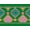 Green, variant on IBA Indianbeautifulart Pink Aztec Geometric Fabric Laces For Crafts Printed Velvet&nbsp;Trim&nbsp;Fabric Sewing Border Ribbon&nbsp;Trims&nbsp;9 Yards 4 Inches