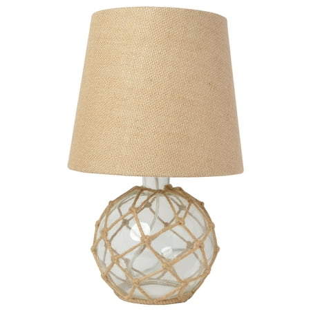 UPC 810052829821 product image for Lalia Home Maritime 14.75in Coastal Fisherman s Glass Rope Table Lamp Clear | upcitemdb.com
