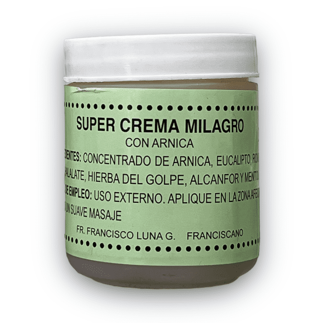 Super Crema Milagro con Árnica 125 g Fr. Francisco