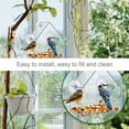 thumbnail image 3 of Clear Window Bird Feeder for Outside Window Bird Feeders with Strong Suction Cup, Bird House, Balcony Glass Mount Bird Feeder, 3 of 8