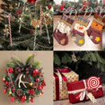 thumbnail image 4 of Adorno de piruleta de bastón de caramelo de plástico JanHm 30 piezas decoración colgante para árbol de Navidad rojo blanco y verde, 4 of 5