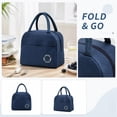 thumbnail image 2 of Insulated Lunch Bag for Men & Women - Leakproof Lunch Box for Cooling/Warming, Portable & Small Lunch Bag for Work, Picnic, Travel, 2 of 5