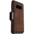 thumbnail image 3 of OtterBox Strada Series Drop Protection Leather Case for Samsung Galaxy S10e - Espresso Brown, 3 of 6