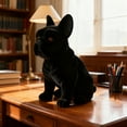 thumbnail image 4 of Realistic Flocked French Bulldog Figurine, Capturing Lifelike Charm And Warm Companionship, Perfect For Home Decoration And Meaningful Gift, 4 of 5