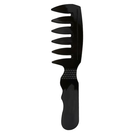 Men Vintage Oil Hair Comb Retro Back Hair Beard Wide Tooth Fork Combs (04)