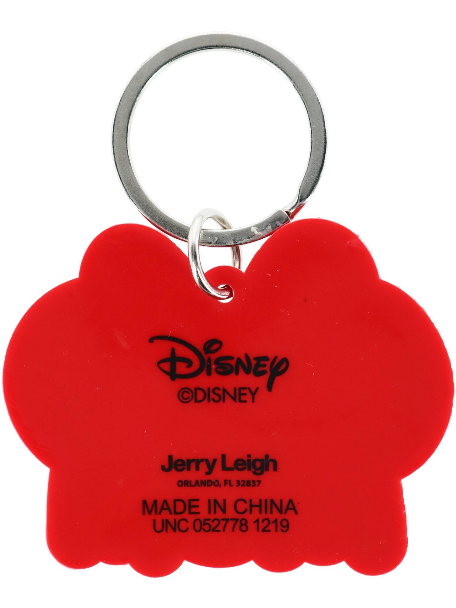 DISNEY MERCHANDISE NEW TAGS RUBBER KEYCHAIN FEATURING MICKEY BY JERRY LEIGH 