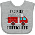 thumbnail image 3 of Inktastic Future Firefighter Red Fire Truck Engine Boys or Girls Baby Bib, 3 of 4