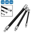 thumbnail image 4 of 1/4 3/8 1/2 Driver Flexible Long SoFor CKet Extension Rod Adapter Ratchet Wrench, 4 of 6