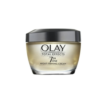 Olay Total Effects Night Firming Cream Face Moisturizer, 1.7 (Best Night Cream For Uneven Skin Tone In India)