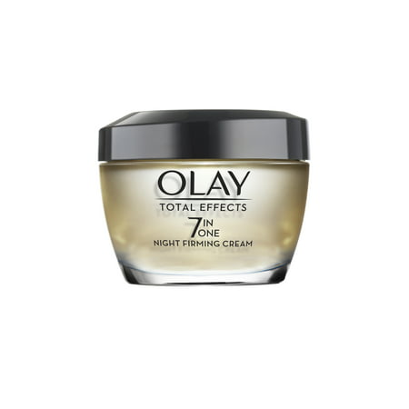 Olay Total Effects Night Firming Cream Face Moisturizer, 1.7