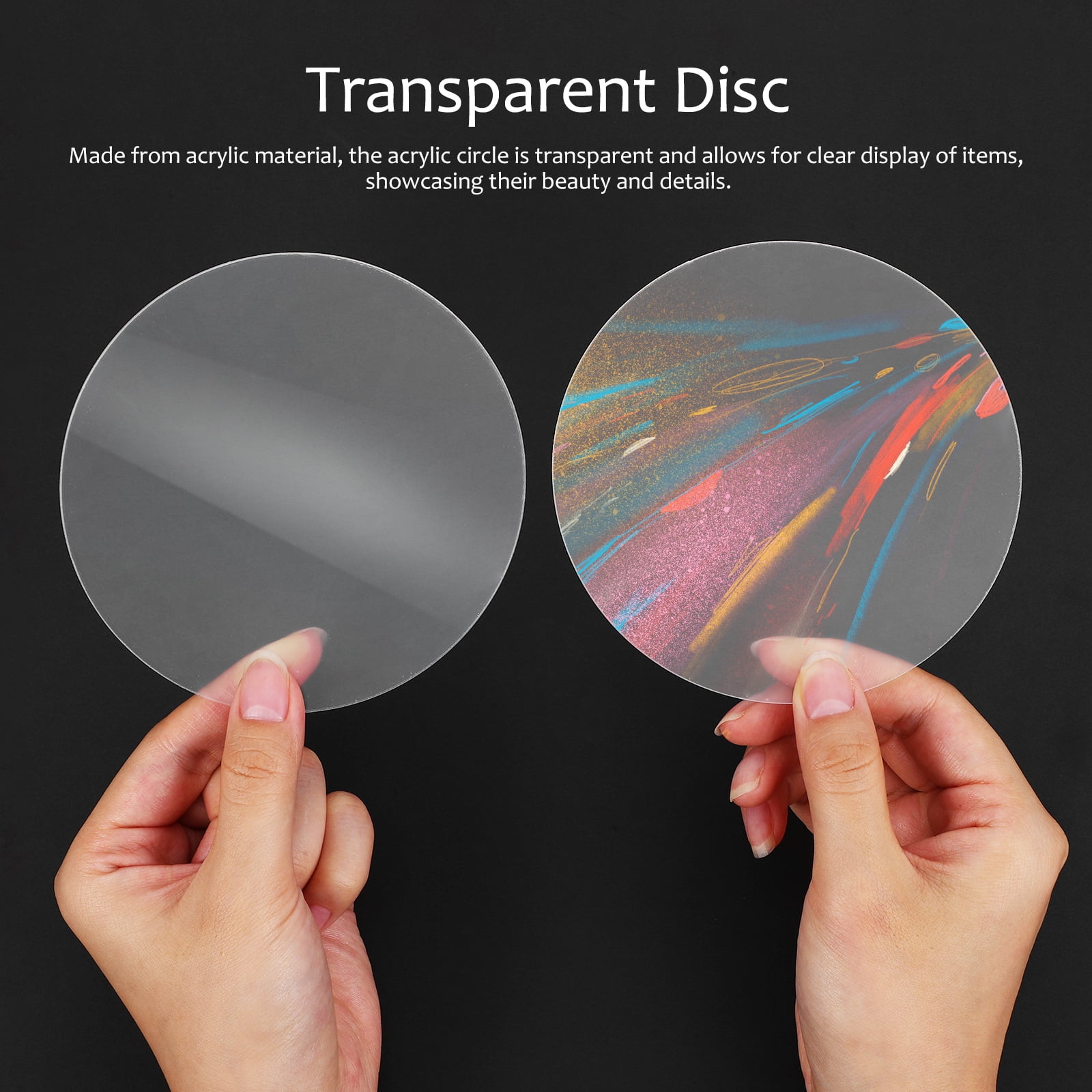 Plaques Acryliques Transparentes 150x150x1mm - Lot De 10 - Film Protecteur - DIY Et Cadres