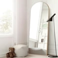 thumbnail image 2 of 71"x24" Arched Full Length Mirror Floor Mirror with Stand Gold, 2 of 7