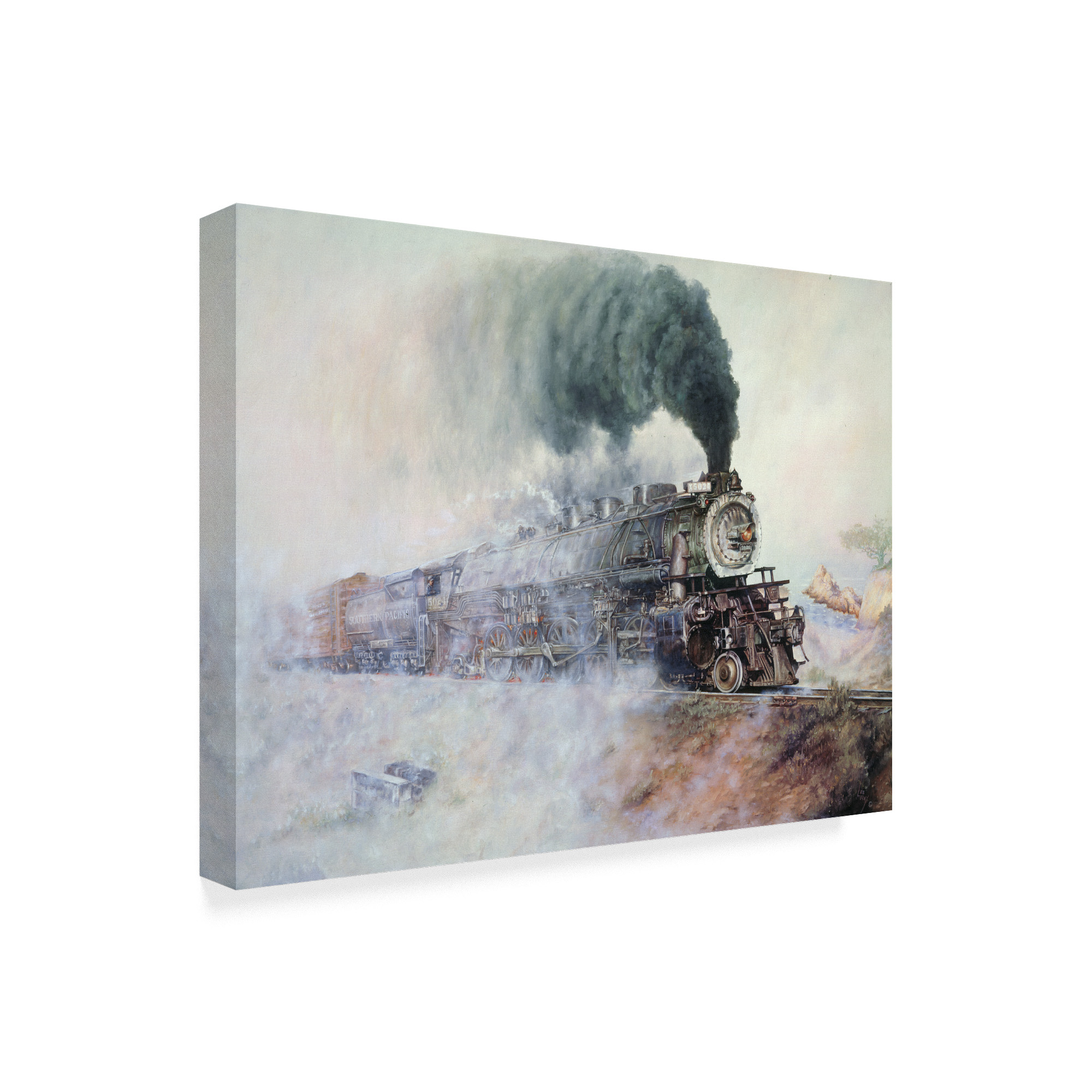 Trademark Fine Art 'Northbound To Portland' Canvas Art by Les Ray