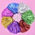 thumbnail image 4 of Troglfold party pompom Cheerleading Pom Poms 6Pcs for Sports Team Spirit,13.78"X0.39"X0.39", 4 of 10