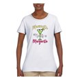 thumbnail image 2 of Wild Bobby, Mamacita Needs a Margarita Mother's Day Womens Graphic Tee, White, 3X-Large, 2 of 6