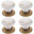 thumbnail image 1 of 4pcs Kitchen Cabinet Round Knobs Drawer Knobs Kitchen Cupboard Pull Handles, 1 of 5