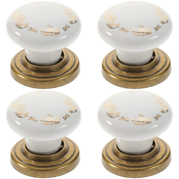 4pcs Kitchen Cabinet Round Knobs Drawer Knobs Kitchen Cupboard Pull Handles