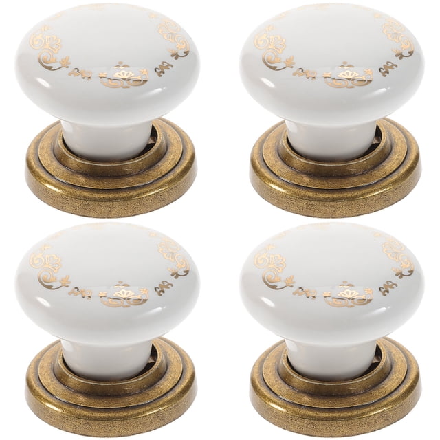 4pcs Kitchen Cabinet Round Knobs Drawer Knobs Kitchen Cupboard Pull Handles
