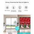 thumbnail image 5 of Red Christmas Window Privacy Film Stained Glass Window Film Decorative Windows Cover Static Windows Cling for Glass Door Snowman Xmas Tree Gifts Snowflake Winter Stickers for Bathroom 17.7"x39.3", 5 of 7