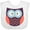 AA-White, variant on Inktastic Owl Boys or Girls Baby Bib