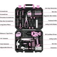 thumbnail image 3 of DEKO 8V Home Repair Power Tool Set For Women 1.5Ah, 126 Count, 3 of 7