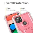 thumbnail image 2 of FITO For Google Pixel 5A Case, Phone Case with Screen Protector and Kickstand (Pink), 2 of 7