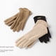 thumbnail image 1 of Guantes de terciopelo alemán para temporada de otoño e invierno, forro cálido y acolchado de terciopelo, resistentes al viento, con fugas de frío, para pantalla táctil, para mujer, 1 of 4
