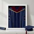 thumbnail image 6 of Graduation Shadow Box Frame,Wall Mounted Lockable Cap and Gown Display Case with UV Protective Acrylic Door,Holds Cap,Gown,Diploma,Tassel,Medals Memorabilia, 6 of 6
