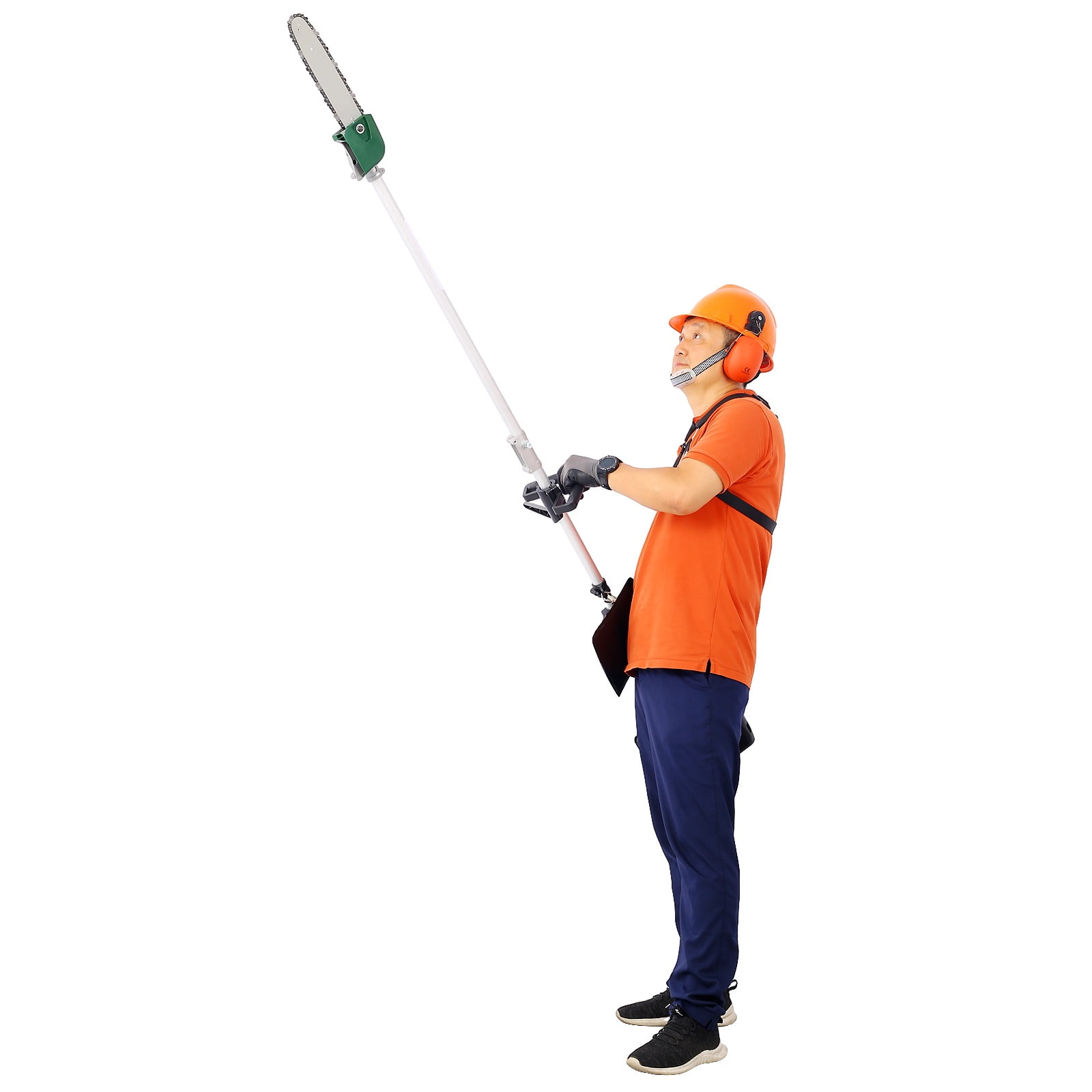 4-IN-1 String Trimmer Gas Powered, 31CC 4-Cycle Multi-Functional Trimming Tools, Pole Saw, Hedge Trimmer, Brush Cutter, Weed Wacker, Max 6500RPM, EPA Engine