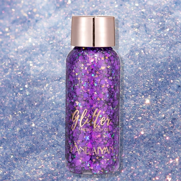 Sombra de ojos líquida de las lentejuelas de la sirena de las lentejuelas grandes del gel del brillo para la sombra de ojos del cuerpo del cabello