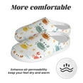 thumbnail image 6 of Kdxio Colorful Crabs Women's Men's Slippers Plush Slip-On House Slipper for Winter Indoor Soft Cushion Non-slip Fluffy Slides Slippers-11, 6 of 7