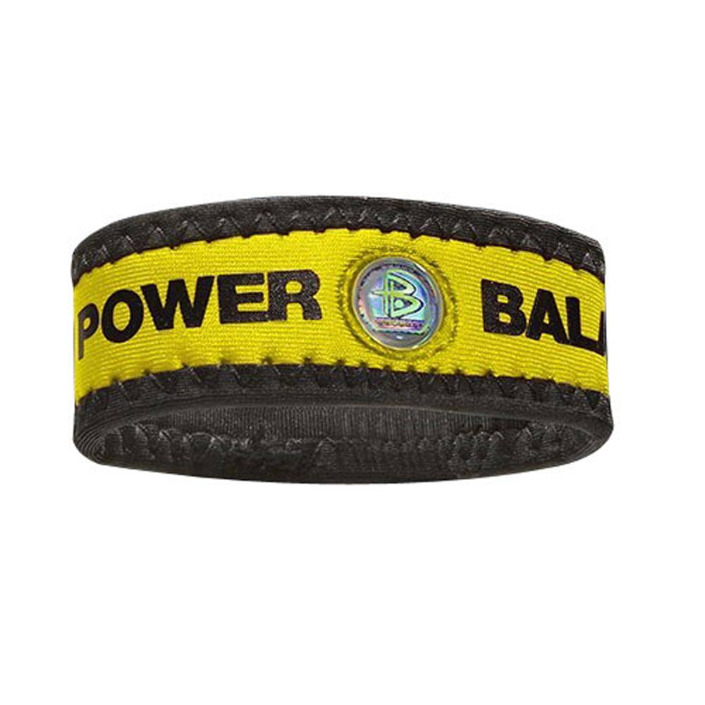 NEW Power Balance Large Neoprene Hologram Yellow/Black Wristband/Bracelet - Walmart.com