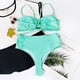 thumbnail image 5 of Bikini de mujer sexy Empalme sólido Traje de baño de dos piezas Traje de baño Conjunto de ropa de playa Fridja  nalpqowj22543, 5 of 6