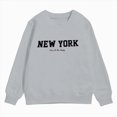 thumbnail image 4 of Girls Sweatshirt Letter Sweatshirts for Teen Girls Crewneck Oversized Sweatshirt Kids Fashion Long Sleeve Pullover Tops Kaprioy Girls Sweatshirt, 4 of 4