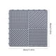 thumbnail image 3 of Baldosa de suelo de baño impermeable con encaje | Alfombrilla antideslizante para piscina y ducha | PVC de secado rápido, modular, con orificios para drenaje rápido, multiuso para interior y, 3 of 6