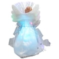 thumbnail image 6 of Northlight Color-changing Fiber Optic Angel with Rose Christmas Tree Topper - 12" - White, 6 of 6