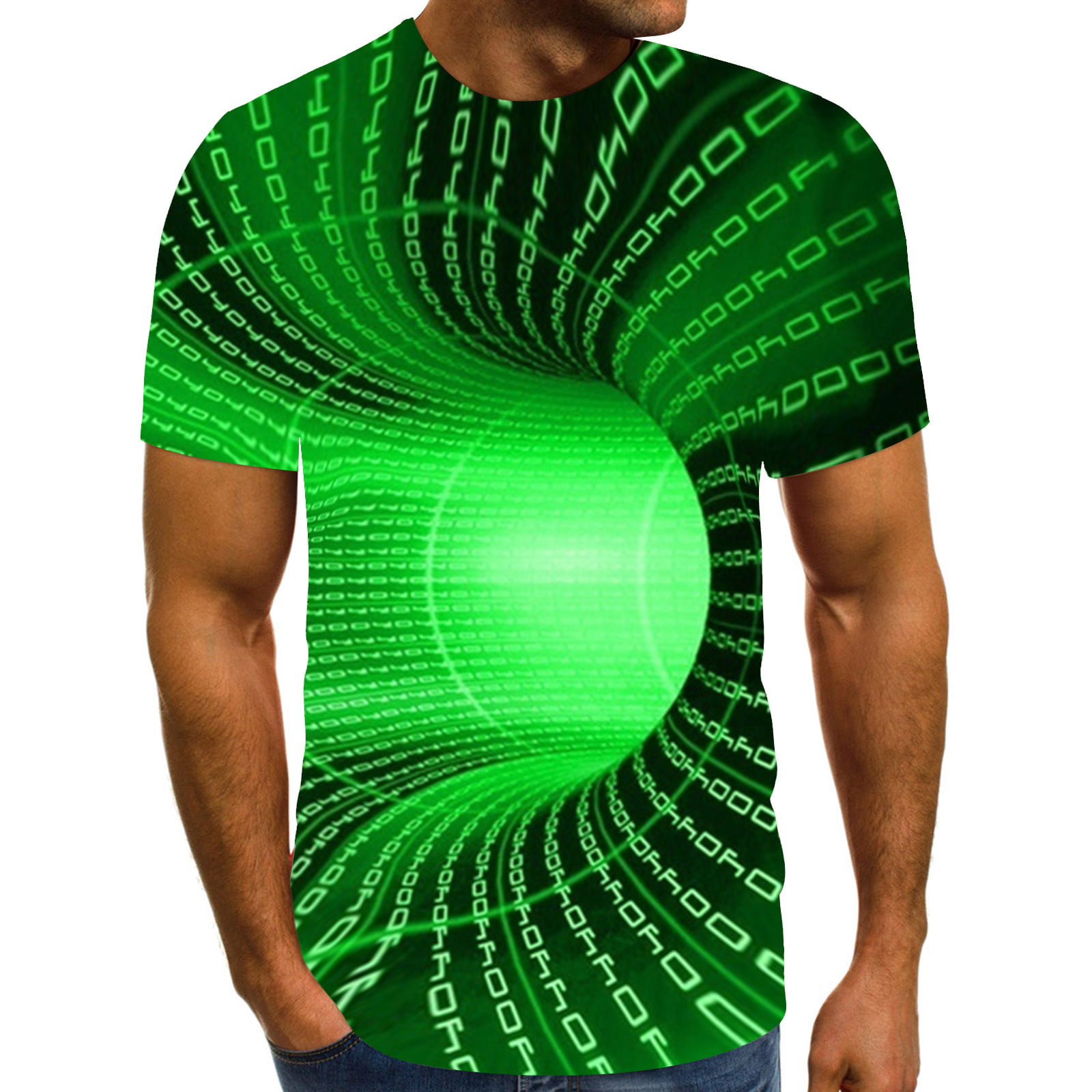 Womens T-Shirt Short Sleeve T-Shirt with HD 3D Print