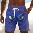 thumbnail image 1 of Ceisia Men's Quick Dry Swim Trunks with Pockets Elastic Waist Drawstring Mesh Lining Beach Shorts Gifts for Father, 1 of 5