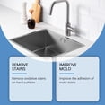 thumbnail image 5 of 100g Household Cleaning Gel Kit Tile Grout Cleaner Deep Stain Removal Beauty Seam Repair Tool Bathroom Kitchen Seam Cleaner Strong Clinging Gel With Brush For Tile Joints Sink Corners Home Use, 5 of 9