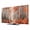 Red Orange, variant on TV Cover 24'', Red Orange Elastic Stretch TV Screen Dust Cover Indoor, Modern Oil Painting Art Forest Washable Anti-Dust & Scratch Protector Covers, Universal Fit for Flat Curved LED LCD TVs
